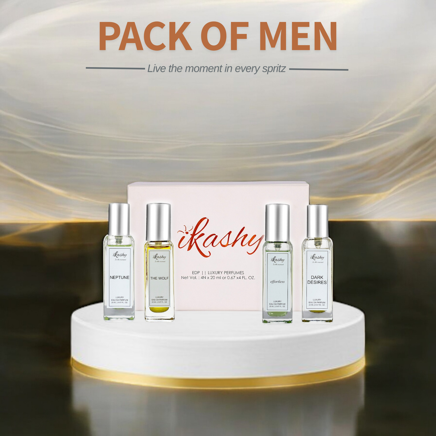 Pack of Men - Luxury gifting set to enjoy every occasion (4*20ML)